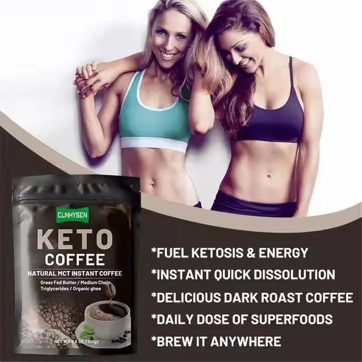 Private Label Keto Slimming Coffee Weight Loss Diet Control MCT Meal Replacement Food Instant