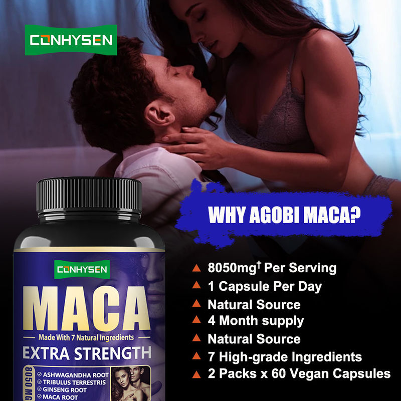 OEM Maca Male Enhancement Capsules Support Energy Men Power Pills Tongkat Ali Capsules