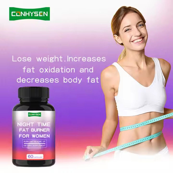 Women Fat Burner Capsules Support Lose Weight Night Time Slim Body Capsule FDA Approved