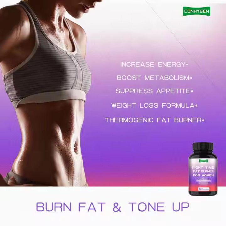 Women Fat Burner Capsules Support Lose Weight Night Time Slim Body Capsule FDA Approved