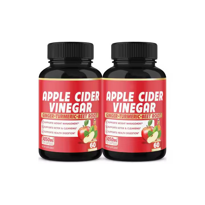 Private Label Apple Cider Vinegar Capsules Factory for Weight Management Burning Fat