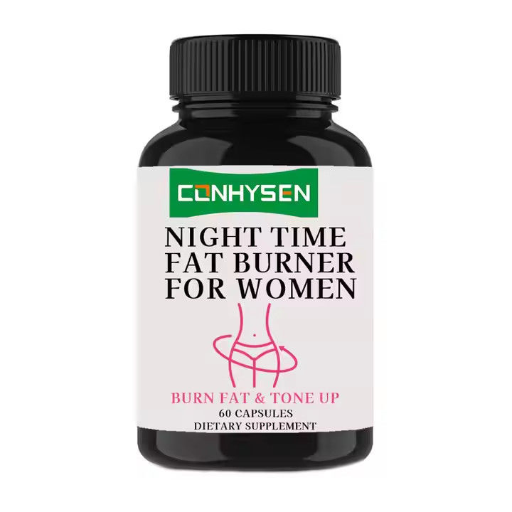 OEM Night Time Fat Burner Capsules Women Detox Weight Loss Plus Appetite Suppressant Supplement