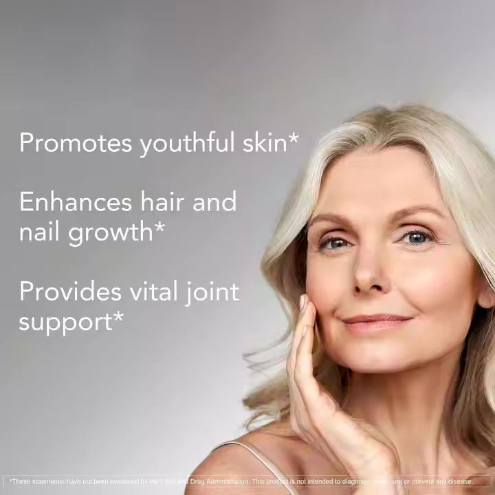 OEM Plant Extract Collagen Biotin Capsules Keratin Supplement For Healthy Hair And Skin