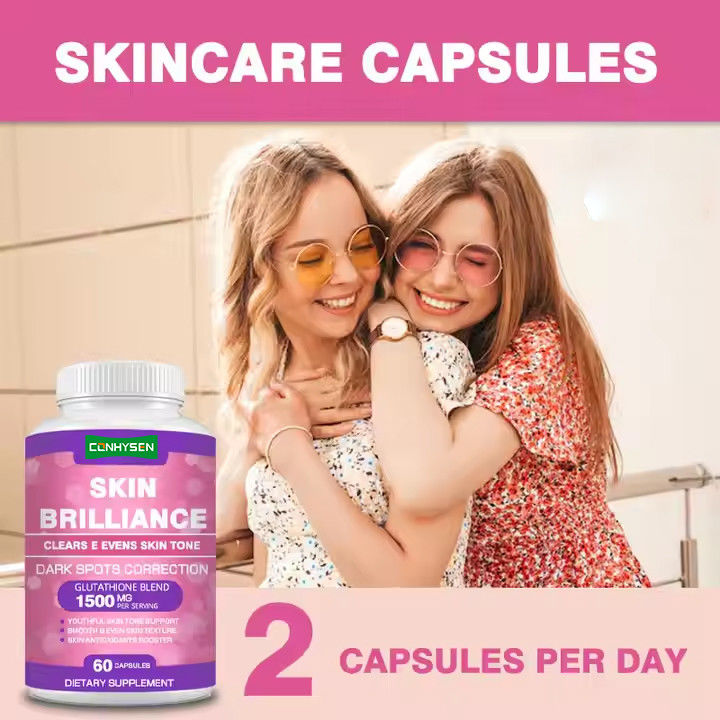 Skin Brilliance Capsules For Whitening Support Dark Spots Skincare Supplement 60 Capsules
