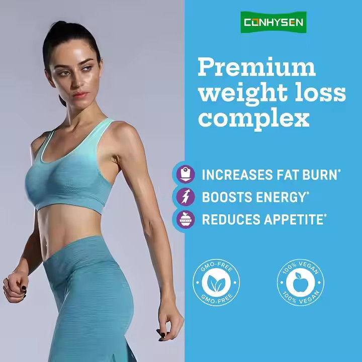 OEM Logo Fat Burner Capsules With Vitamin B12 L-Carnitine L-Tartrate Reduces Appetite