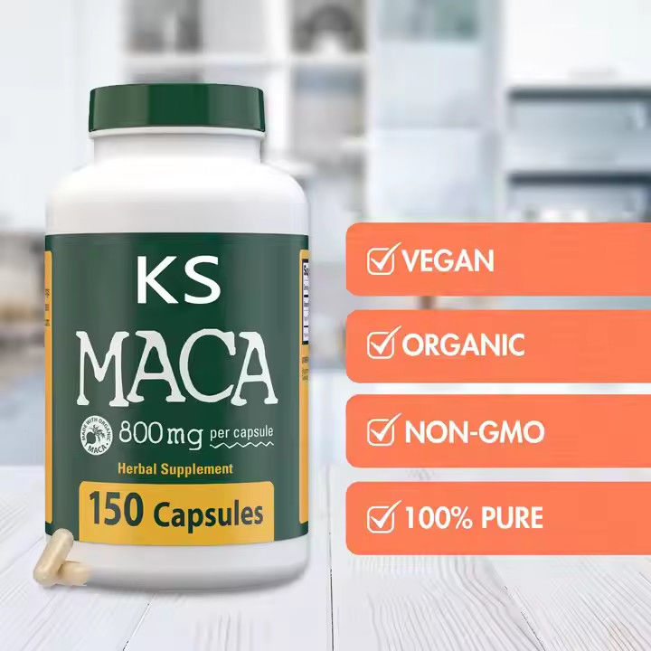 Maca Root Capsules Energy Immune Support Man Energy Organic Male Enhancement Pills