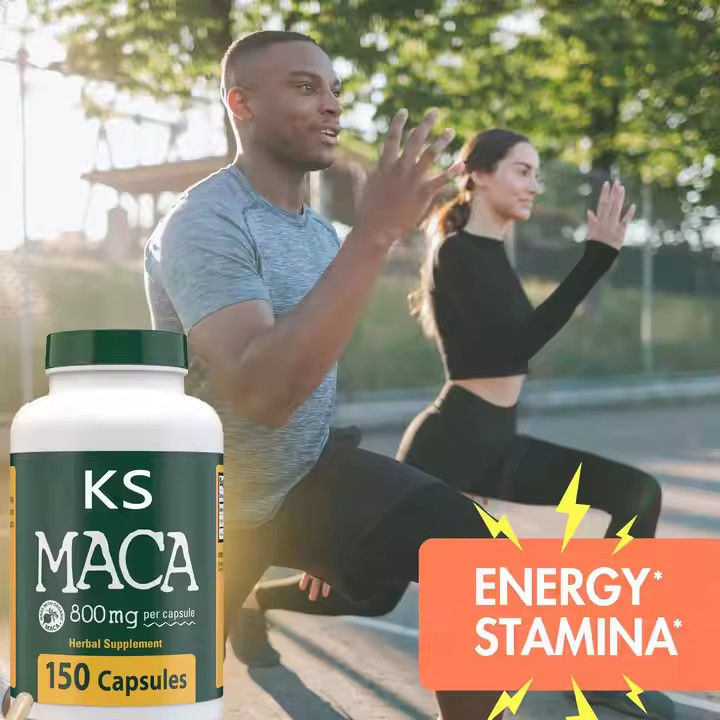 Maca Root Capsules Energy Immune Support Man Energy Organic Male Enhancement Pills