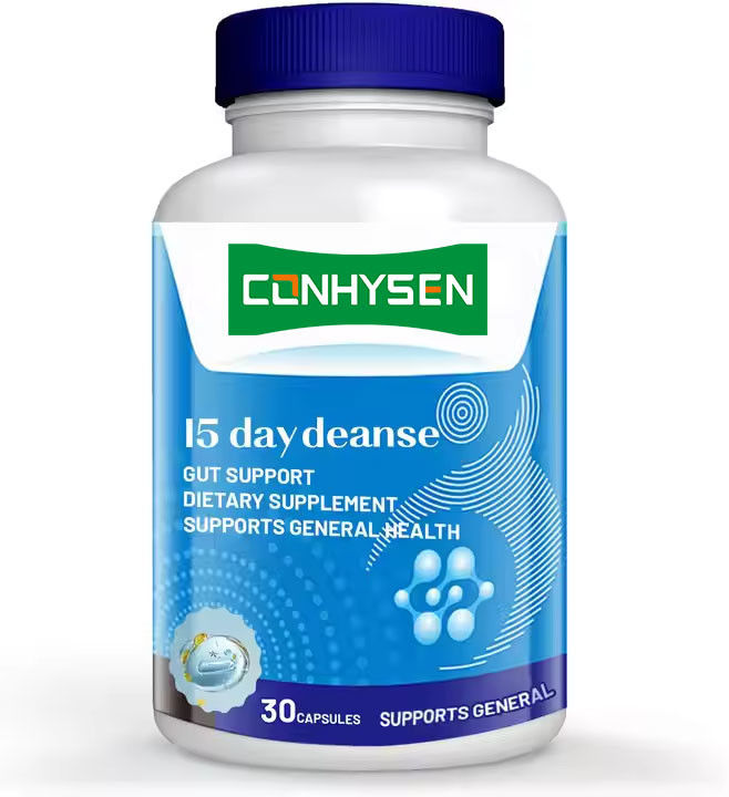 Private Label 15 Day Gut Cleanse Capsules For Digestive Health & Gut Health Body Slimming