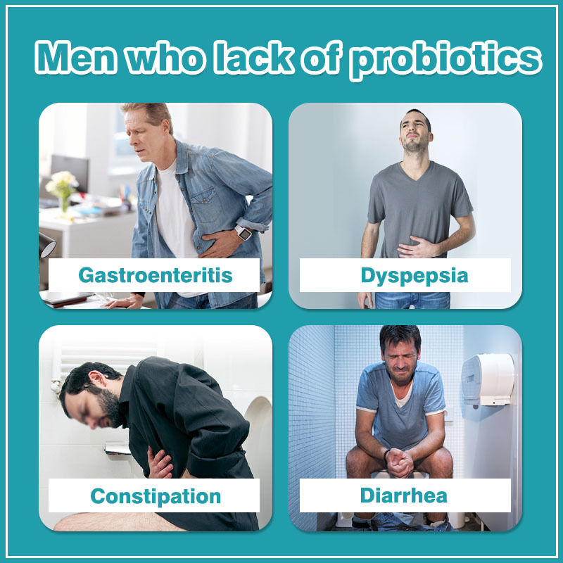 Men's Probiotics Capsules Reduces Bloating And Gas For Health Product
