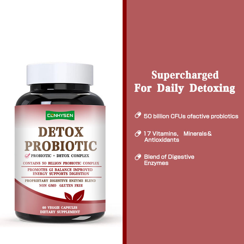 OEM/ODM 50 Billion Probiotics Complex Capsules Detox Probiotics Capsules Supports Gut Health