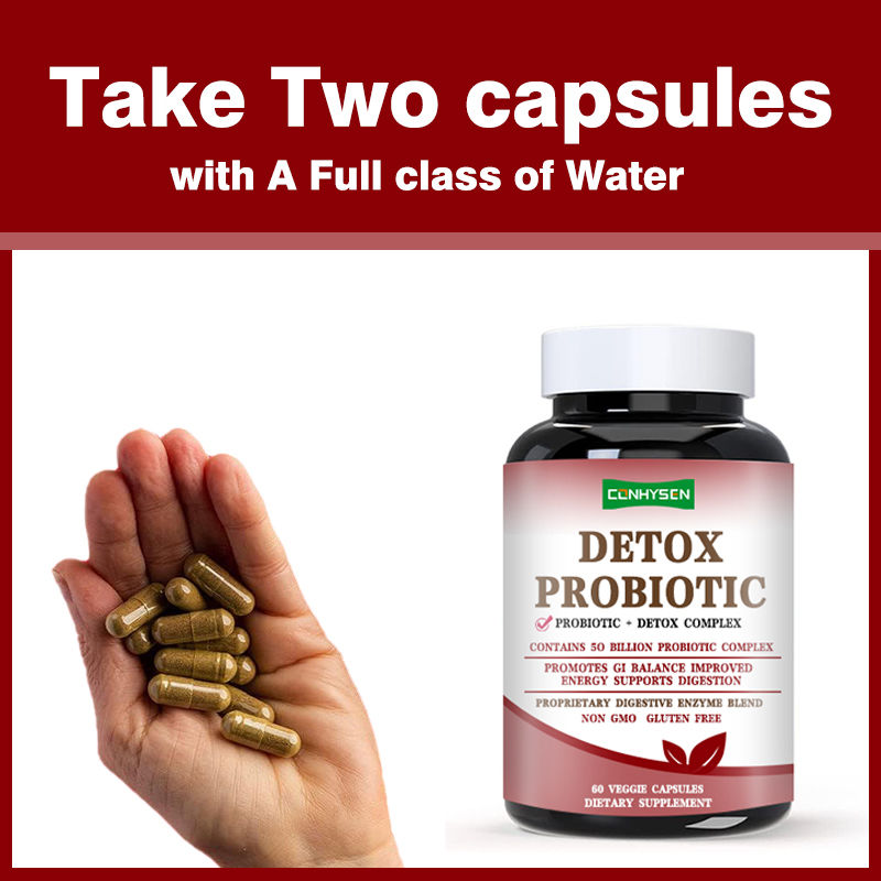 OEM/ODM 50 Billion Probiotics Complex Capsules Detox Probiotics Capsules Supports Gut Health