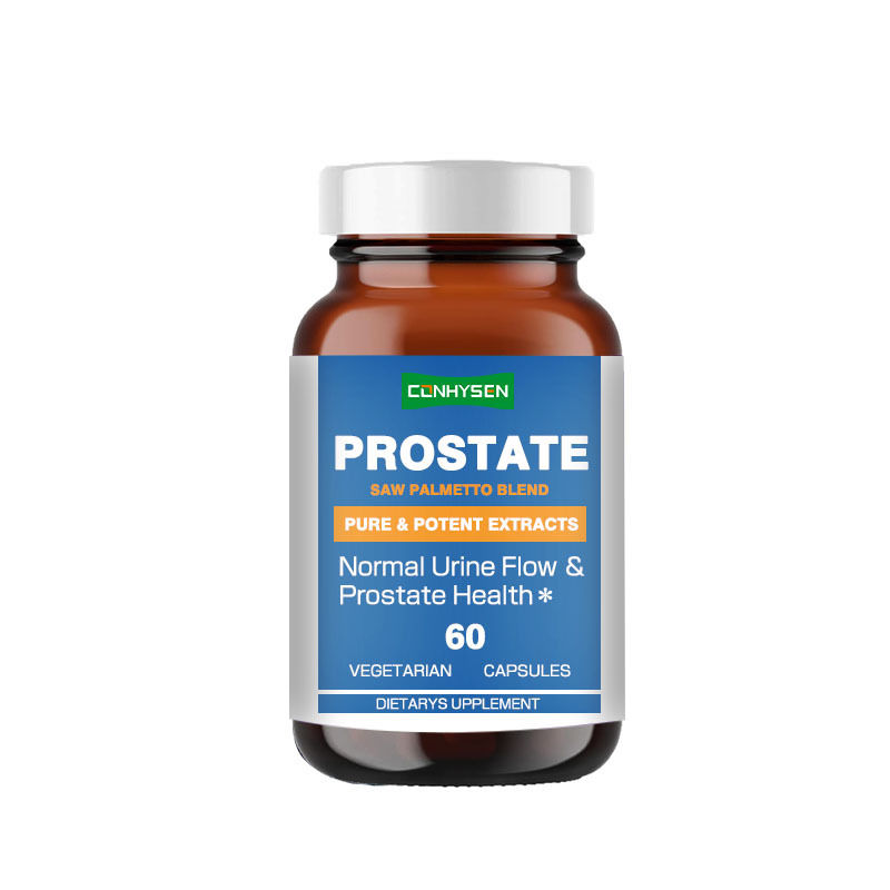 Custom Label Prostate Capsules Saw Palmetto Supplement Boosts Prostate Health Formulated For Men