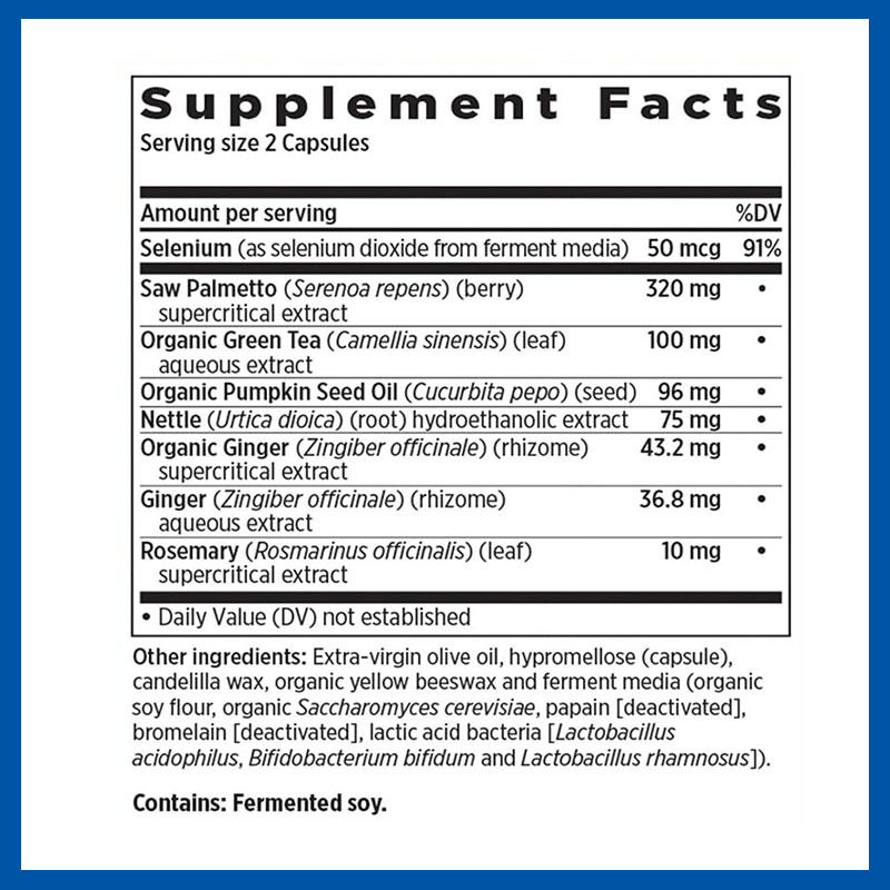 Custom Label Prostate Capsules Saw Palmetto Supplement Boosts Prostate Health Formulated For Men