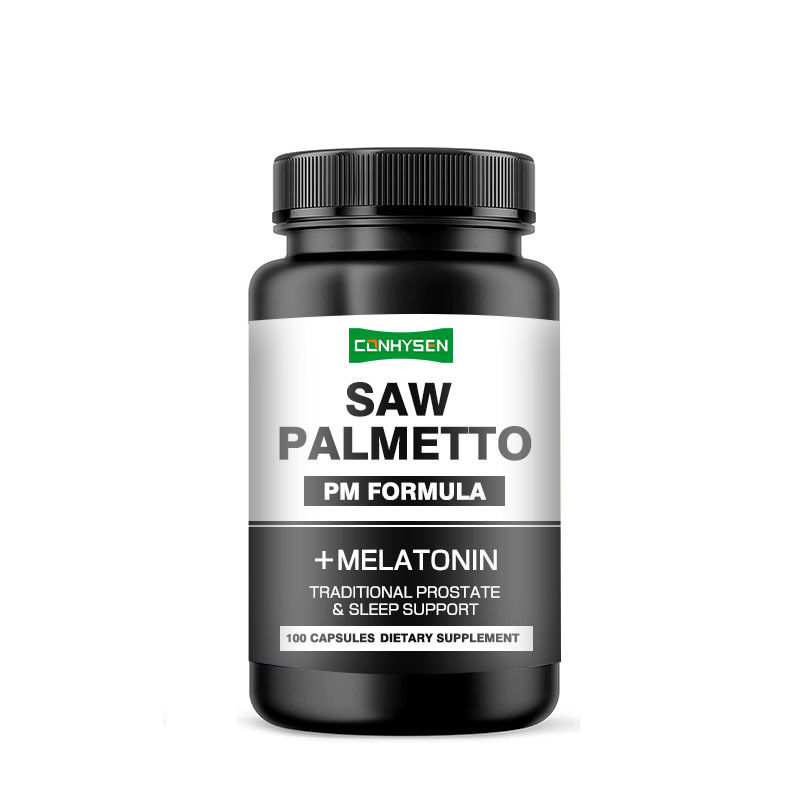 PM Formula For Traditional Prostate Sleep Support Saw Palmetto Capsules With Melatonin