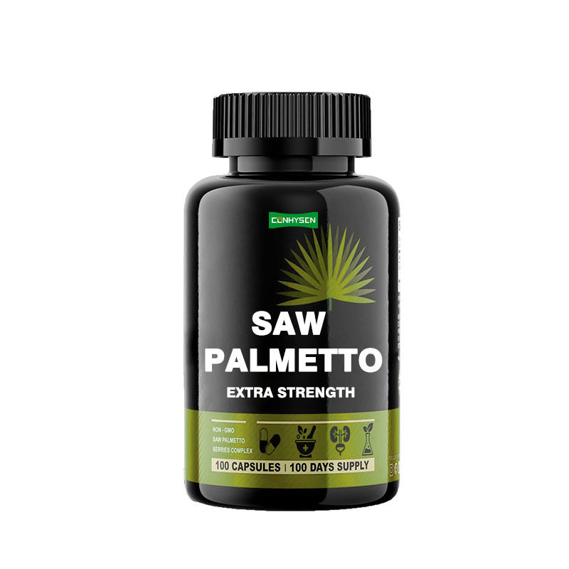 Supplement Manufacturer Saw Palmetto Capsules Extra Strength For Reduces Hair Loss Supports Growth