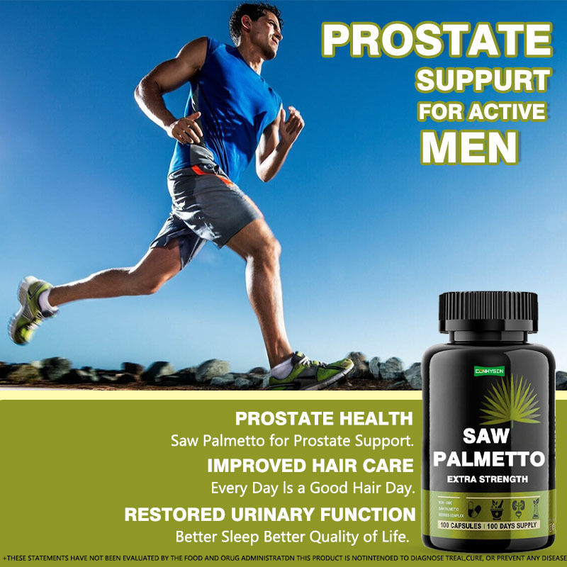 Supplement Manufacturer Saw Palmetto Capsules Extra Strength For Reduces Hair Loss Supports Growth