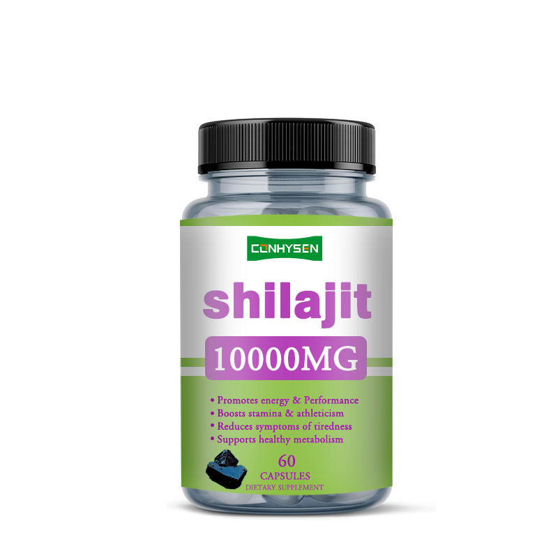 Private Labels 1000mg Pure Shilajit Capsules Health Care Capsules Promotes Energy And Performance