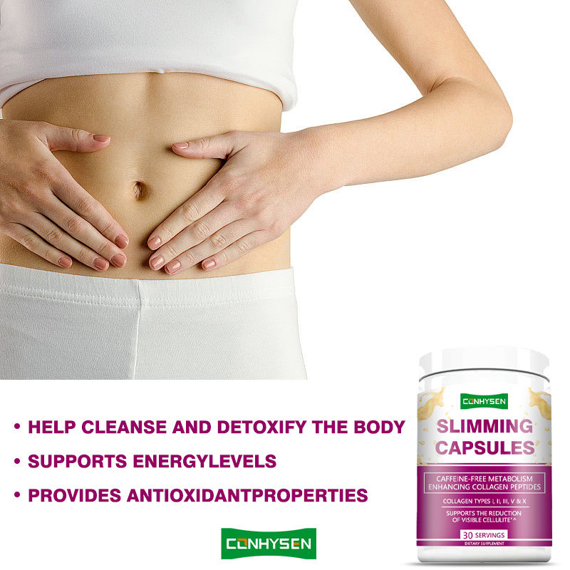 Private Labels Slimming Capsules Dietary Supplement Enhances Collagen Peptides With 5 Types Collagen