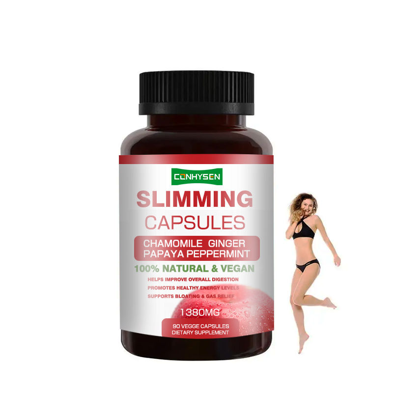 Factory Direct 100% Vegan Slimming Capsules With Chamomile Ginger Helps Improves Overall Digestion