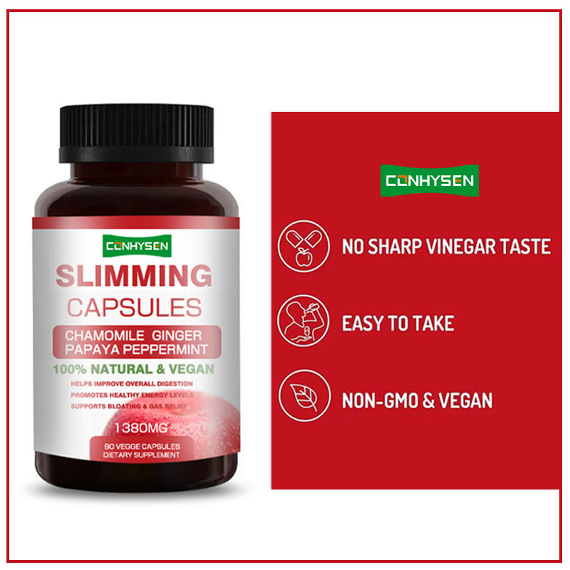 Factory Direct 100% Vegan Slimming Capsules With Chamomile Ginger Helps Improves Overall Digestion