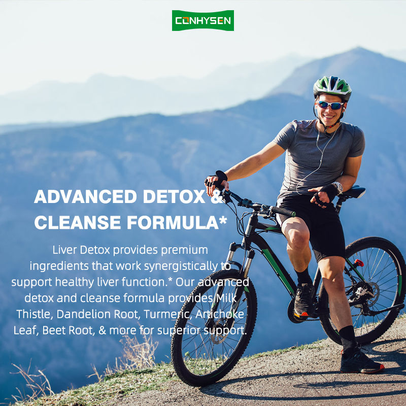 Custom Label GMO Free Milk Thistle Extract Liver Detox Capsules Supports Healthy Liver Function