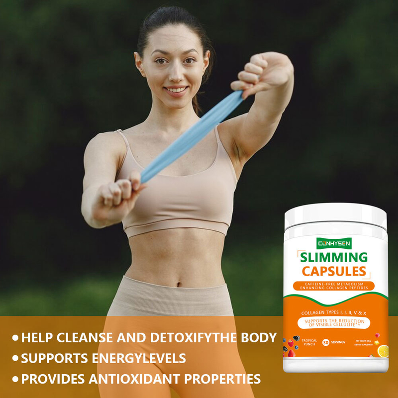 Custom Label Slimming Capsules Supports Joint & Bones with Vitamin C Hyaluronic Acid Supplement