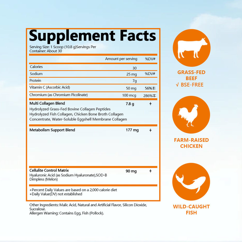 Custom Label Slimming Capsules Supports Joint & Bones with Vitamin C Hyaluronic Acid Supplement