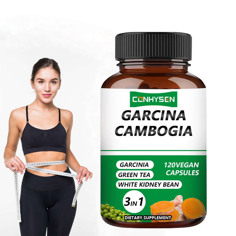 Customization 3-In-1 Garcinia Cambogia Capsules Supports Strength With White Kidney Bean