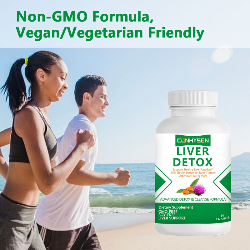 Slimming Products Liver Detox Capsules Supports Liver Cleanse Function Non GMO