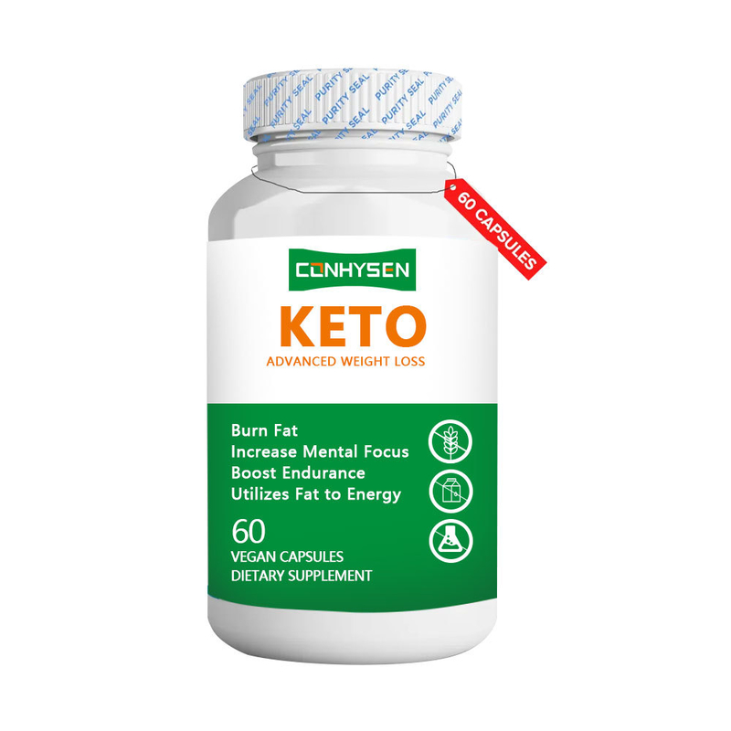 Factory Supply Utilizes Fat to Energy KETO Capsules Natural Safe Weight Loss Capsule