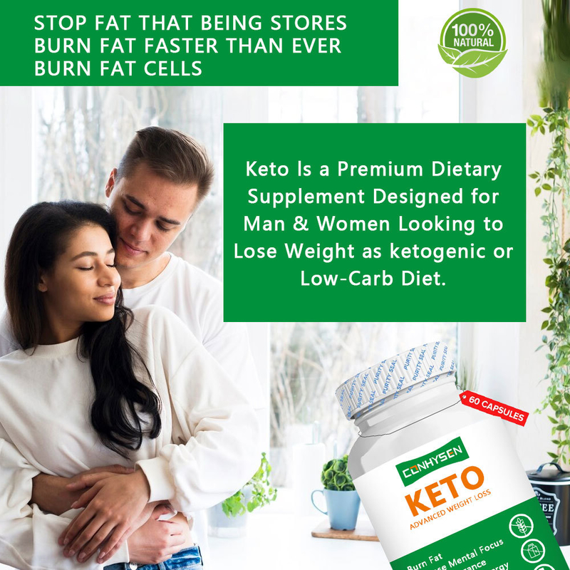Factory Supply Utilizes Fat to Energy KETO Capsules Natural Safe Weight Loss Capsule