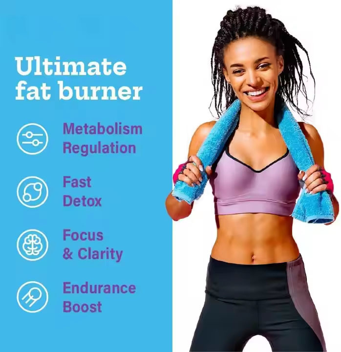 Premium Plant-Based Fat Burner with Garcinia Cambogia L-Carnitine Boost Metabolism Reduce Appetite Detox Energize