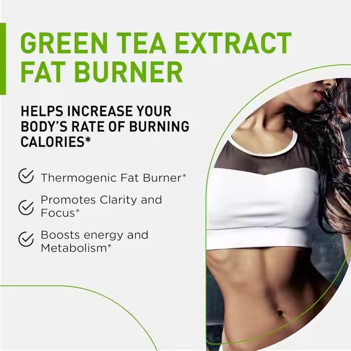 Premium Green Tea Fat Burner Natural Weight Loss Metabolism Booster Detox Support with Immune Energy Benefits