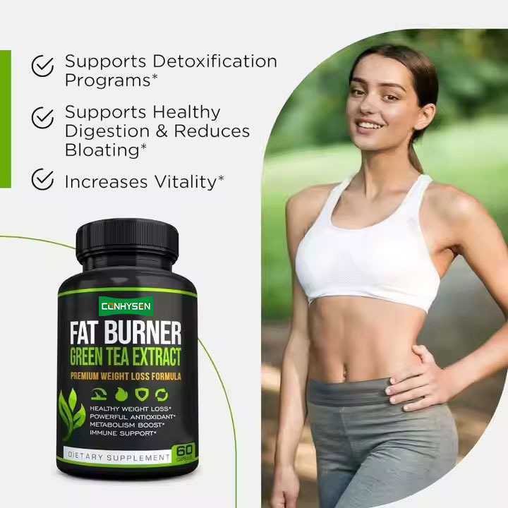 Premium Green Tea Fat Burner Natural Weight Loss Metabolism Booster Detox Support with Immune Energy Benefits