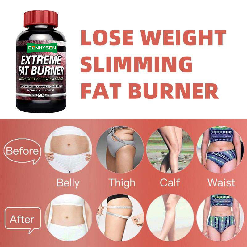 Extreme Thermogenic Fat Burner with Green Tea Extract Targeted Weight Loss Sleep Support Mood Enhancement