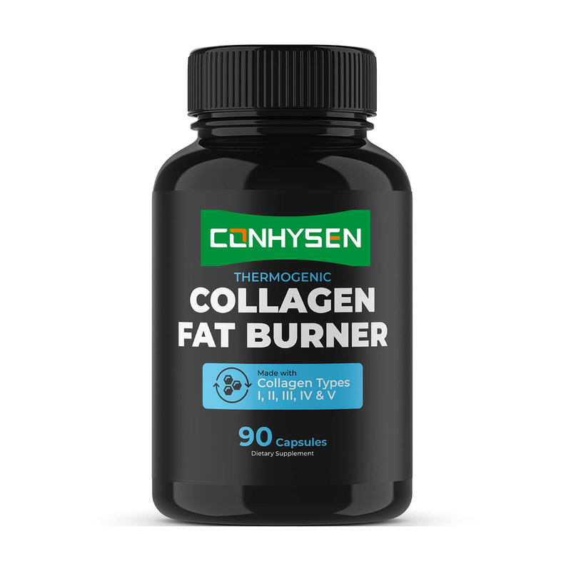 Custom Multi Collagen Peptides Capsules Fat Burner Supplements Appetite Suppressant Pill For Adults Anti Aging Collagen Pills