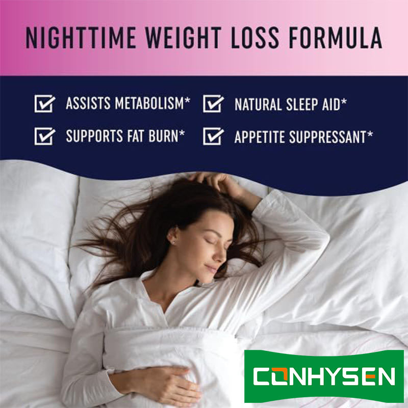 Night Time Fat Burner Slimming White Kidney Bean Capsules Suppress Appetite Assist Metabolism Weight Loss Capsules