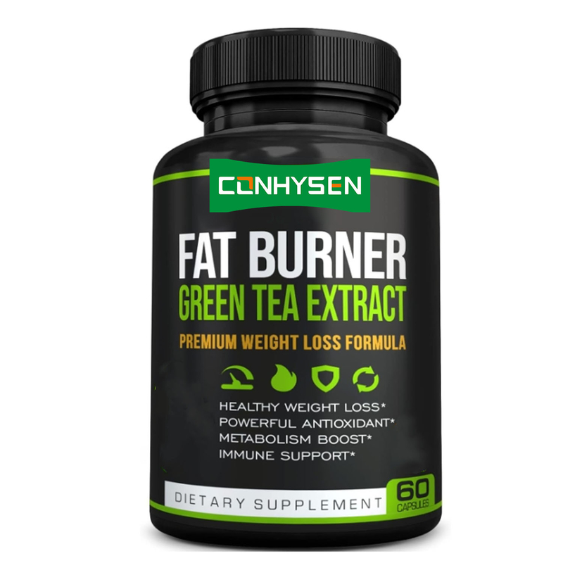 Private Label Premium Green Tea Extract Fat Burner Supplement With EGCG- Natural Healthy Weight Loss Diet Capsules