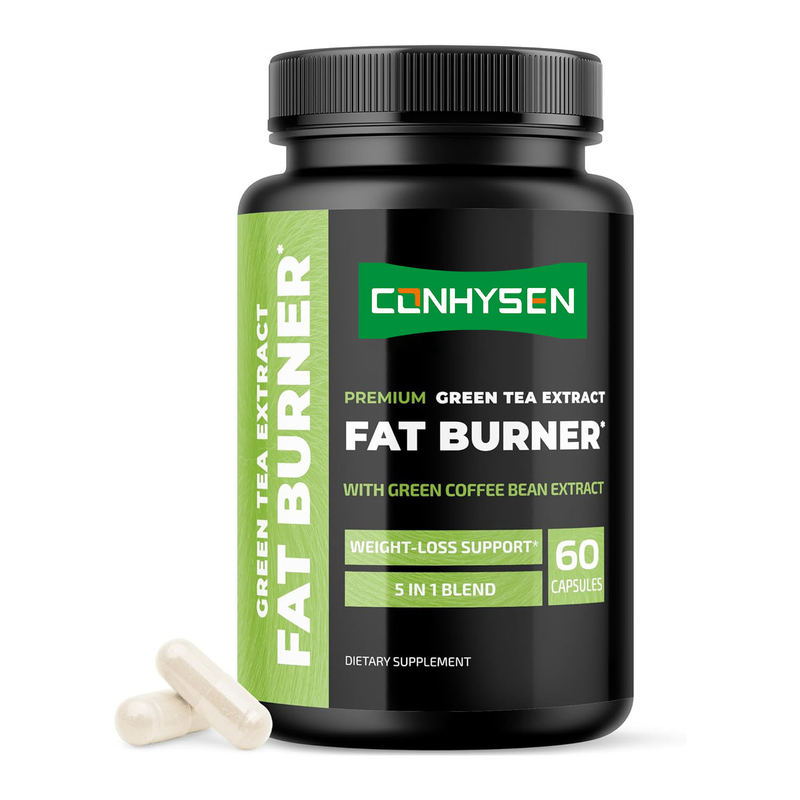 Premium 5-in-1 Fat Burner Blend with Green Tea Extract Garcinia Cambogia Raspberry Ketones Natural Weight Loss Support