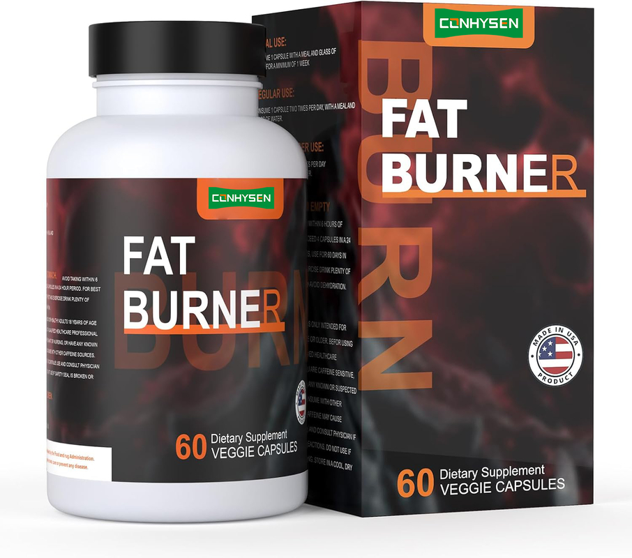 Advanced Thermogenic Fat Burner with Acetyl-L-Carnitine Boost Metabolism Energy Appetite Control Veggie Capsules
