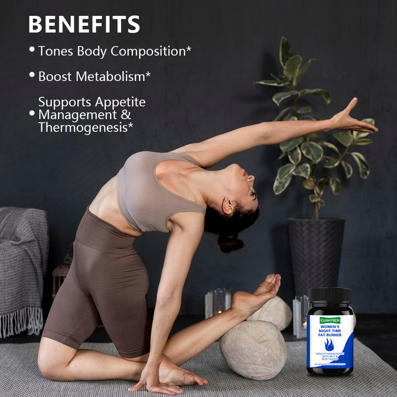 Factory Customization Women's Night Time Fat Burner Capsules Helps To Soothe Nervousness For Relaxation