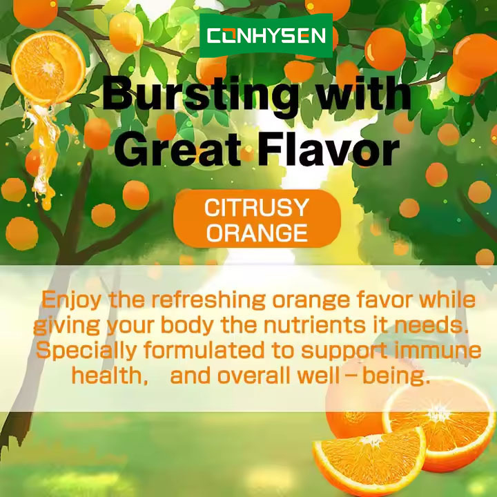 OEM ODM Vitamin C Gummies 60 Boost Immunity System Vitamin Supplement for Adults Vitamin C Candy