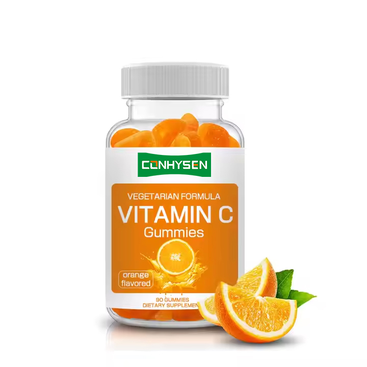 Vitamin C Orange Fruit Extract Gummies Healthy Hair & Redeces Cardiovacular Risk Vitamin C Gummies
