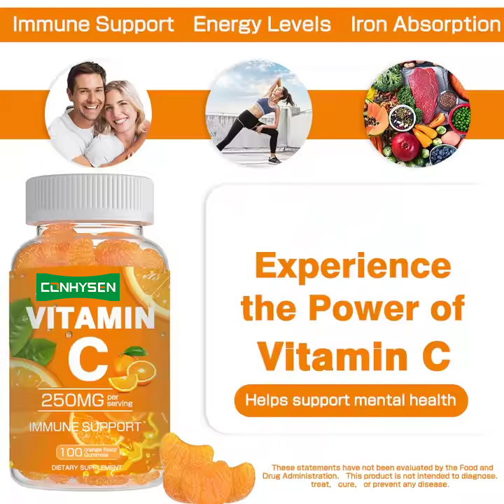 Vitamin C Gummies Boost Immunity System Vitamin Supplement For Adults Vitamin C Candy