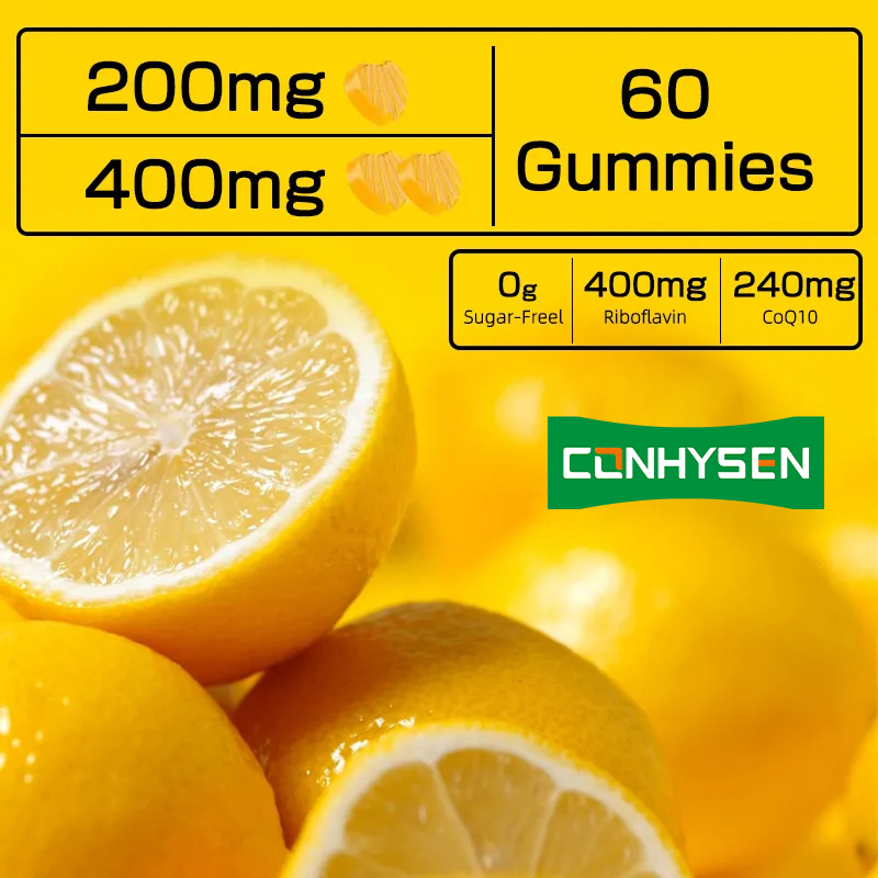 Vitamin B2 Gummies Boost Energy Metabolism Skin Support Eye Cellular Protection Vegan Friendly Riboflavin