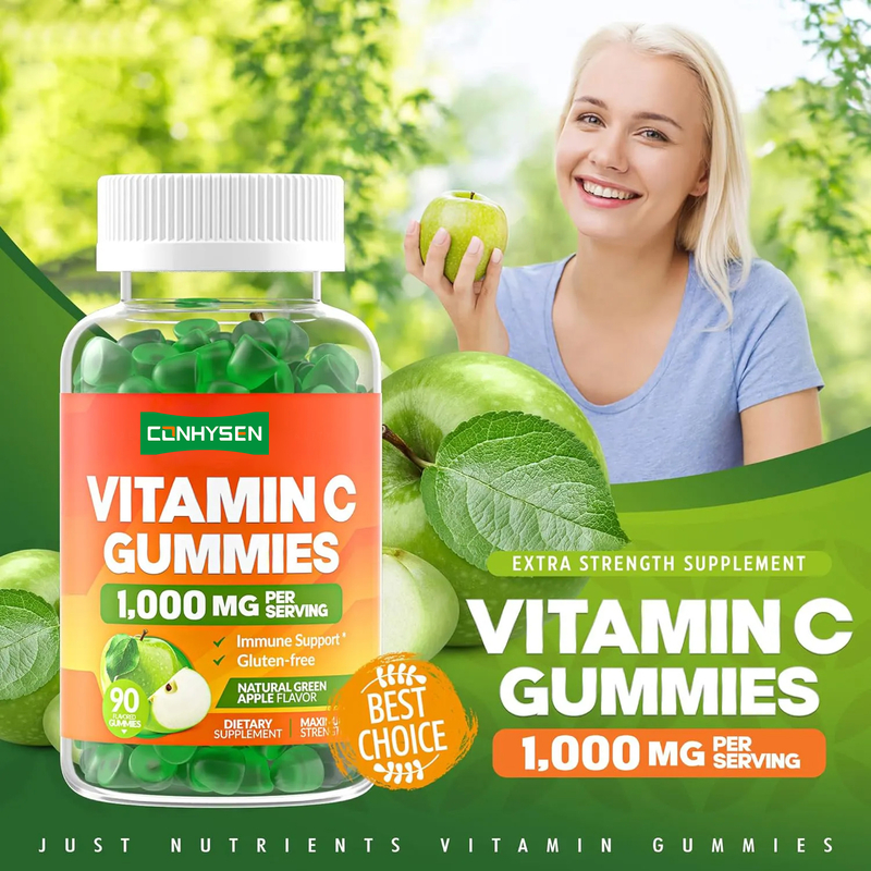 OEM Skin Whitening Adult Vitamin C Supplement for Child 1000mg Vitmain C Gummies