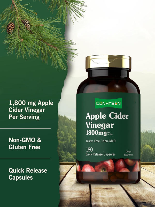 OEM Private Label Body Slimming ACV Pills Supplement With Vitamin & Zinc Organic Apple Cider Vinegar Capsules