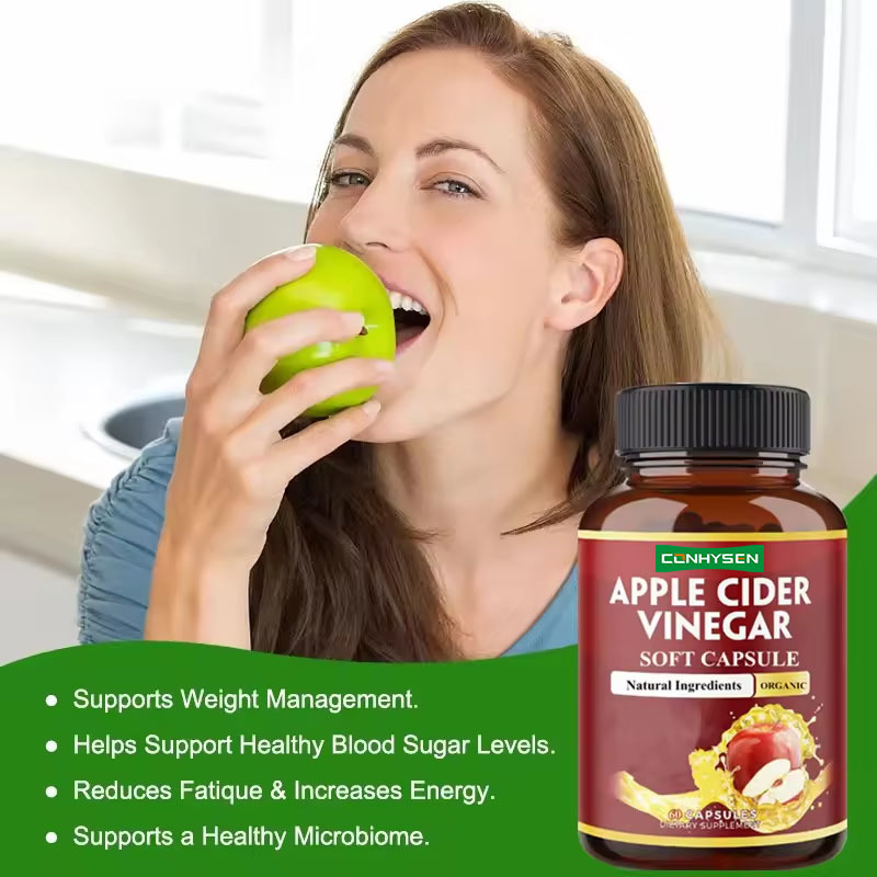 Wellbody OEM/ODM Private Label Factory Supply Halal Natural Organic KETO Apple Cider Vinegar Capsules for Body Shaped