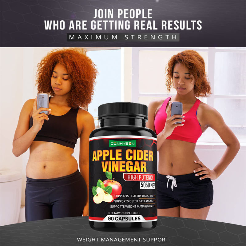 Customized Slim Capsules Slimming Pills Super Apple Cider Vinegar Capsules for Fat Combustion