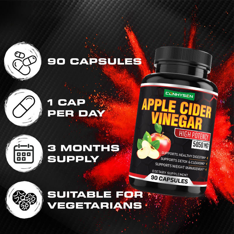 Customized Slim Capsules Slimming Pills Super Apple Cider Vinegar Capsules for Fat Combustion